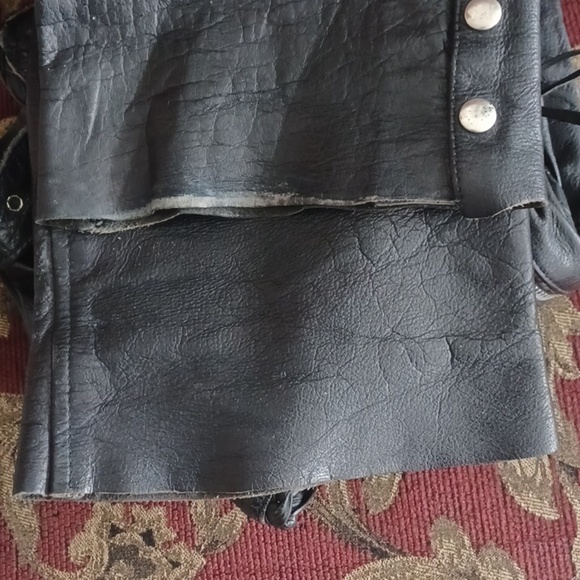 Highway One Vintage Leather Chaps, Y2K - Picture 10 of 10